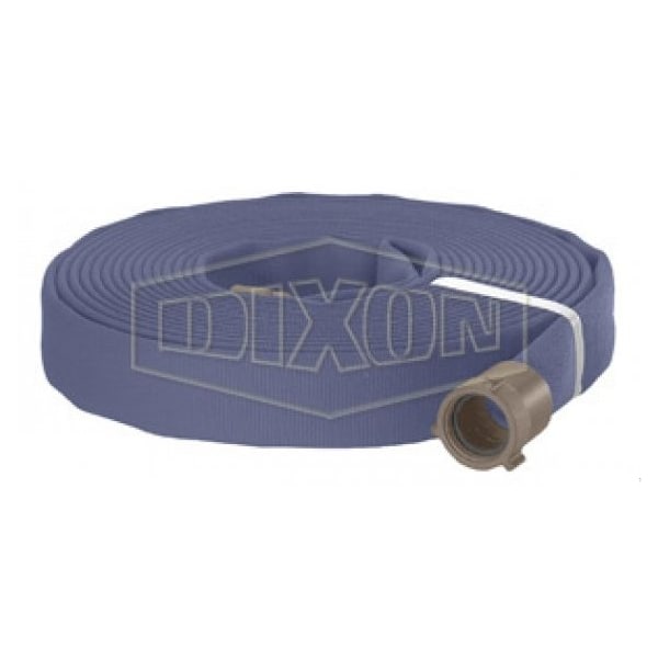 Double Jacket Potable Water Hose, 2-1/2 in, NST NH, 100 ft L, 270 psi Working, Aluminum